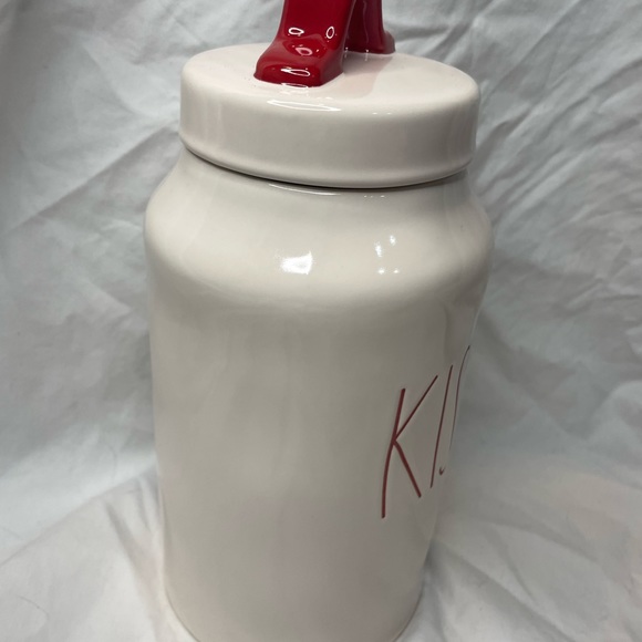 Rae Dunn Accents Rae Dunn Kisses Red Valentines Day Canister Poshmark